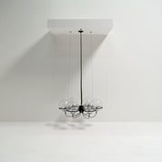 RAAK_“Saturnus”_Glass_Sphere_Chandelier,_Netherlands_1960s