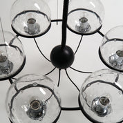 RAAK_“Saturnus”_Glass_Sphere_Chandelier,_Netherlands_1960s