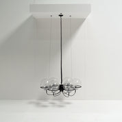 RAAK_“Saturnus”_Glass_Sphere_Chandelier,_Netherlands_1960s