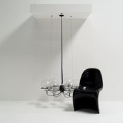 RAAK_“Saturnus”_Glass_Sphere_Chandelier,_Netherlands_1960s