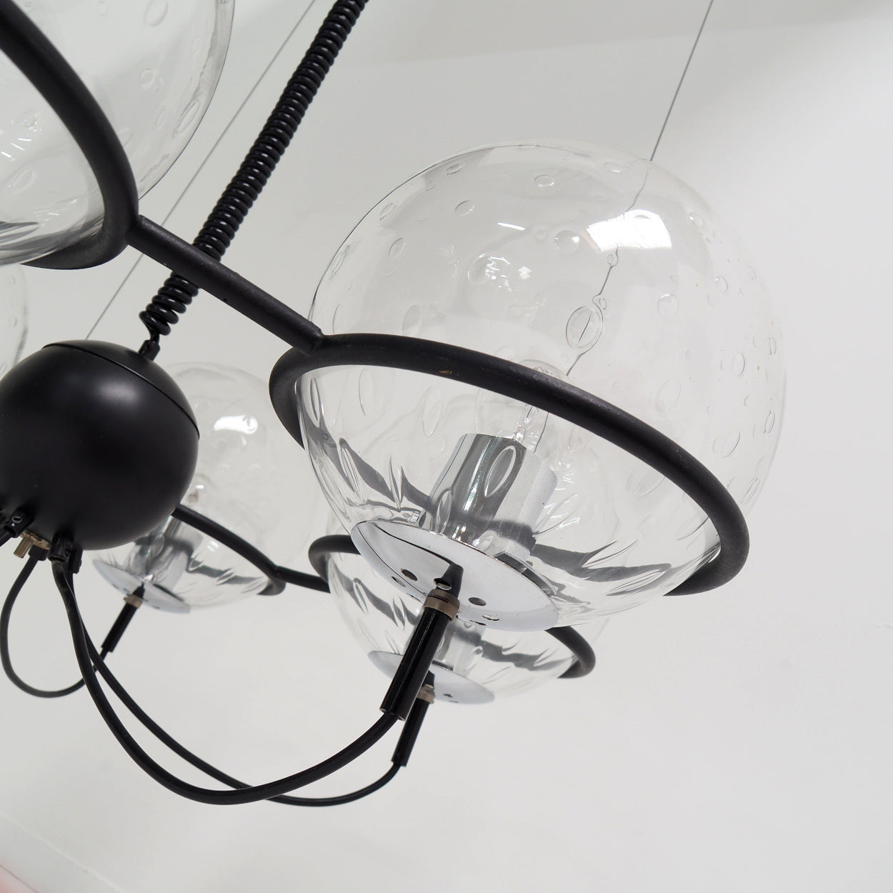RAAK_“Saturnus”_Glass_Sphere_Chandelier,_Netherlands_1960s