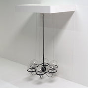 RAAK_“Saturnus”_Glass_Sphere_Chandelier,_Netherlands_1960s