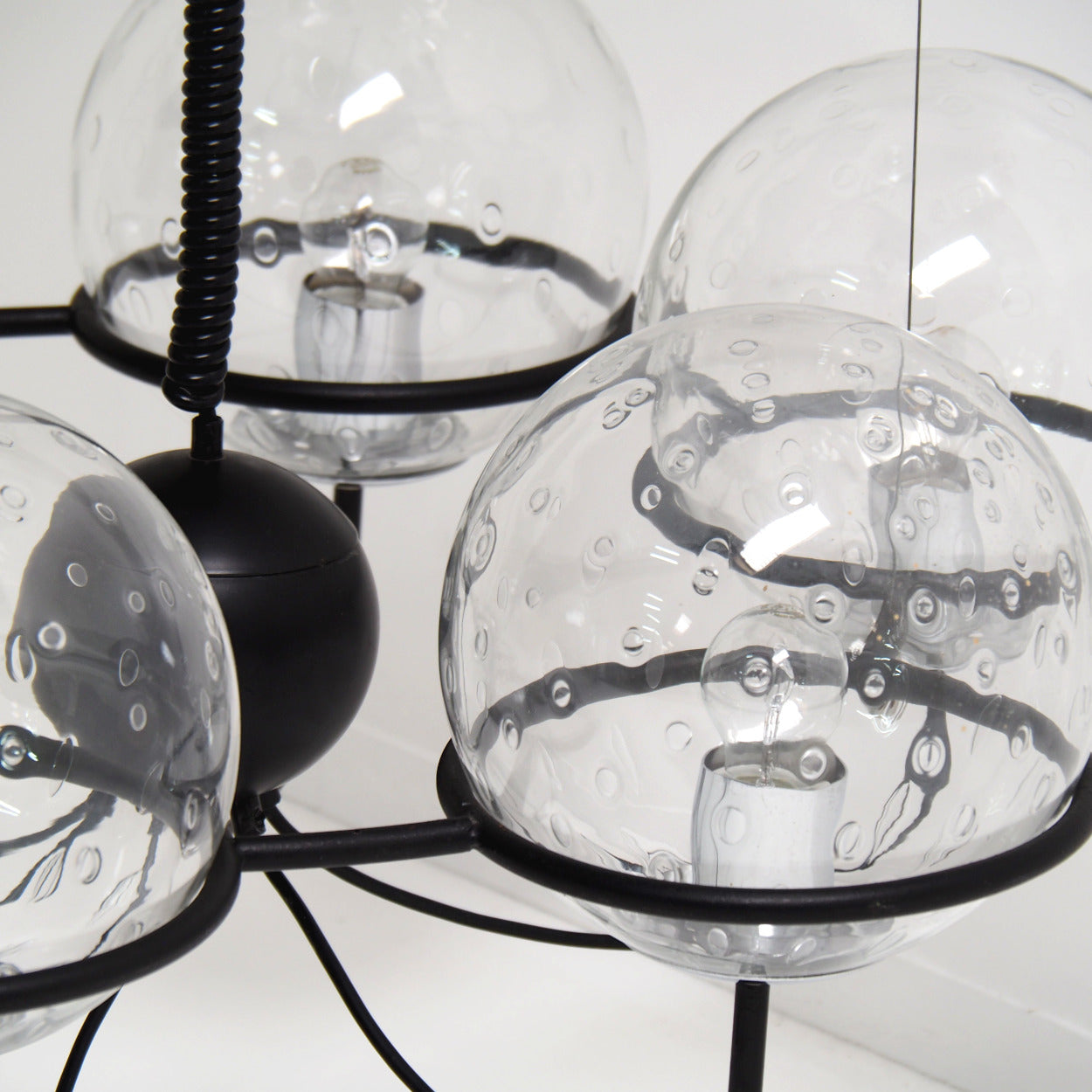 RAAK_“Saturnus”_Glass_Sphere_Chandelier,_Netherlands_1960s