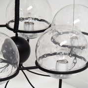 RAAK_“Saturnus”_Glass_Sphere_Chandelier,_Netherlands_1960s