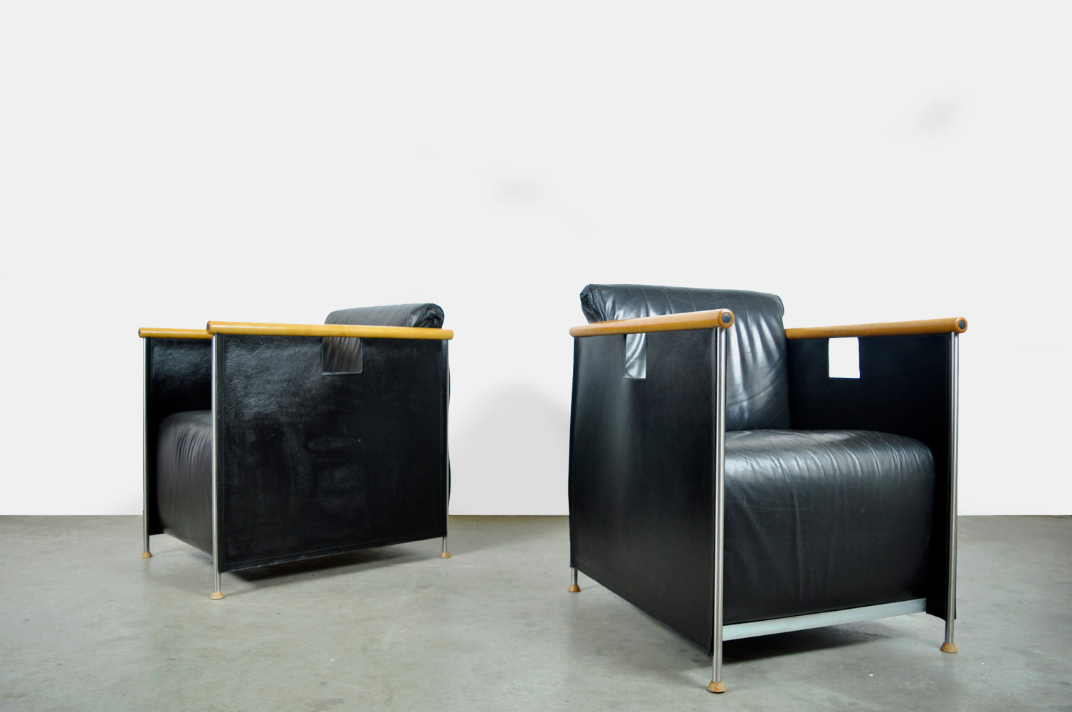 Vintage_easy_chairs_“the_box”_by_Mazairac_&_Boonzaaijer_for_CASTELIJN,_1980s