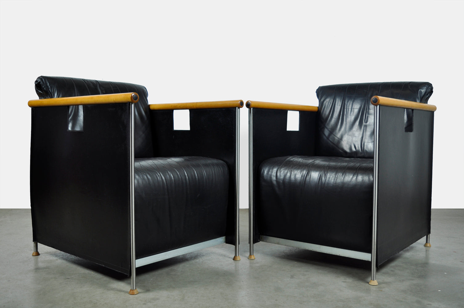 Vintage_easy_chairs_“the_box”_by_Mazairac_&_Boonzaaijer_for_CASTELIJN,_1980s