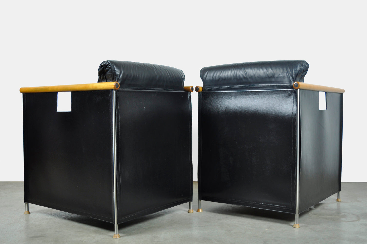 Vintage_easy_chairs_“the_box”_by_Mazairac_&_Boonzaaijer_for_CASTELIJN,_1980s