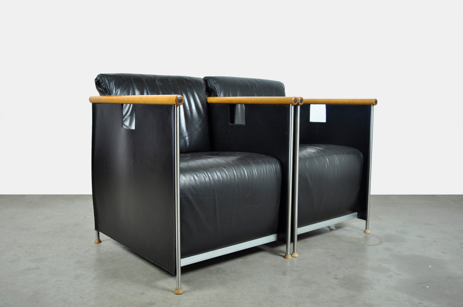 Vintage_easy_chairs_“the_box”_by_Mazairac_&_Boonzaaijer_for_CASTELIJN,_1980s