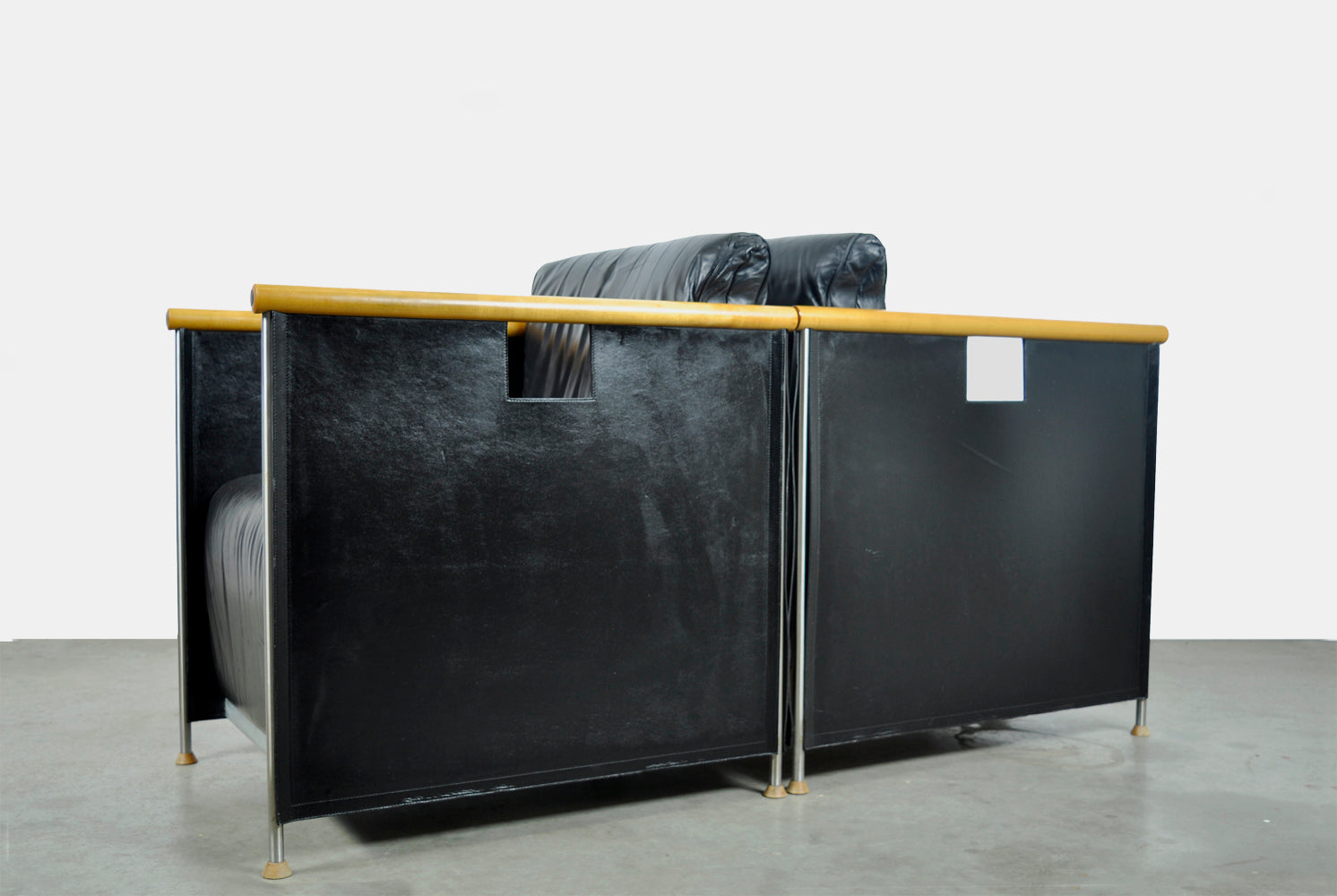 Vintage_easy_chairs_“the_box”_by_Mazairac_&_Boonzaaijer_for_CASTELIJN,_1980s