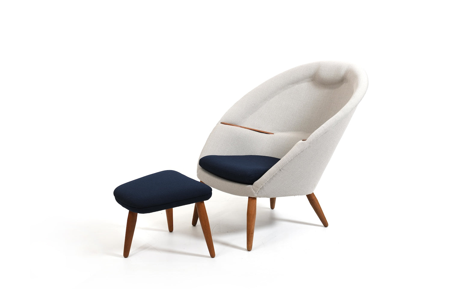 Early_ODA_Lounge_Chair_by_Arnold_Madsen_1950s_/_New_Upholstered