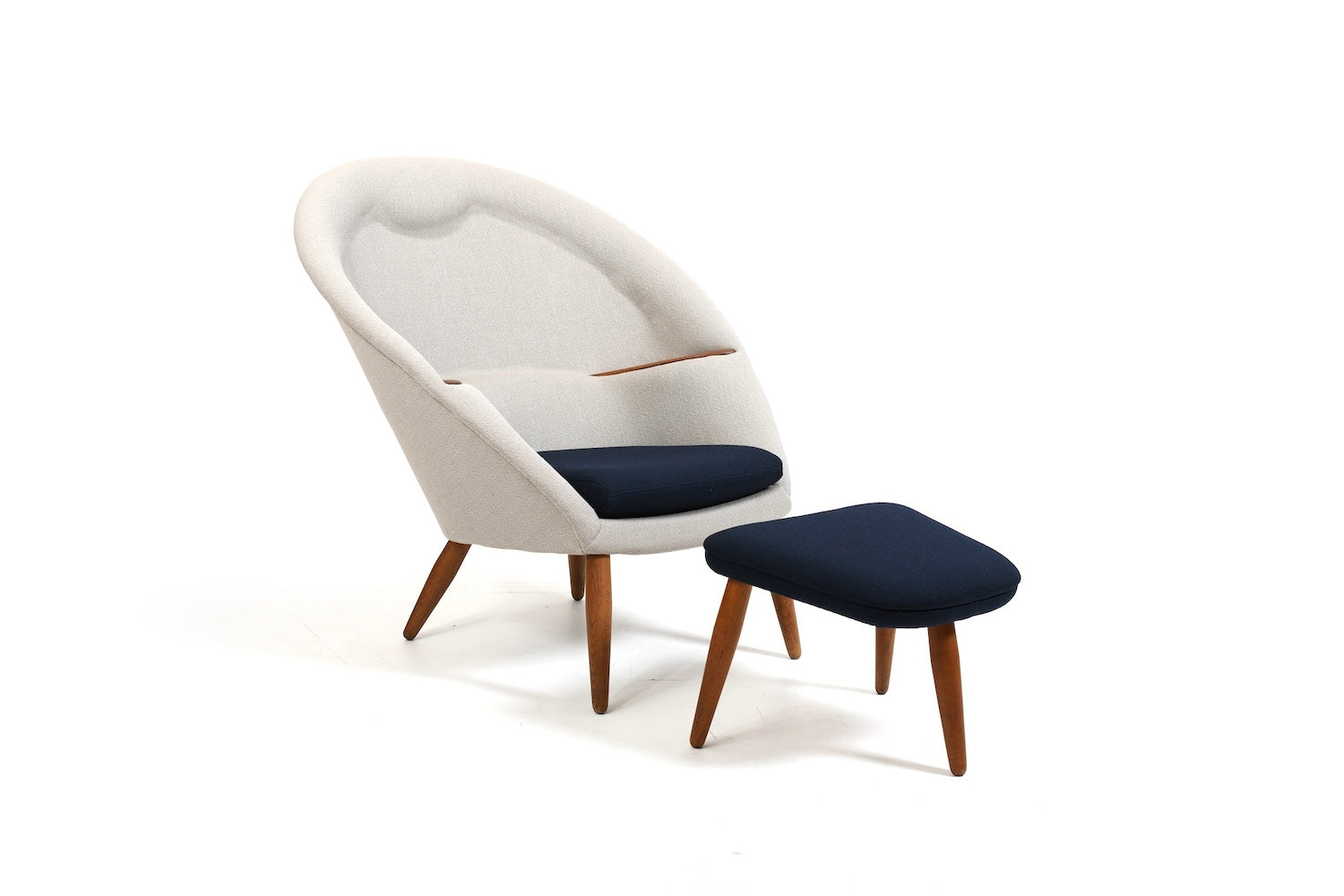 Early_ODA_Lounge_Chair_by_Arnold_Madsen_1950s_/_New_Upholstered