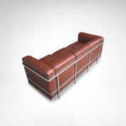 Early_LC2_Three_Seater_Sofa_by_Le_Corbusier_for_Cassina,_1970s,_Italy