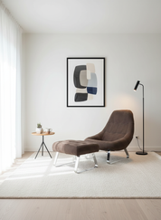 Set_of_Earth_Chair_and_Ottoman_by_Percival_Lafer,_1970s