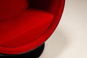 Eero_Aarnio_Egg_Pod_Chair_in_Black_and_Red,_1960s