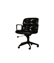 Ennio_Fazioli_Parioli_Double-Back_Executive_Office_Chair_for_MIM_Roma_in_Black_Leather,_Italy