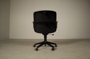Ennio_Fazioli_Parioli_Double-Back_Executive_Office_Chair_for_MIM_Roma_in_Black_Leather,_Italy