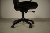 Ennio_Fazioli_Parioli_Double-Back_Executive_Office_Chair_for_MIM_Roma_in_Black_Leather,_Italy