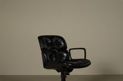 Ennio_Fazioli_Parioli_Double-Back_Executive_Office_Chair_for_MIM_Roma_in_Black_Leather,_Italy