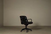 Ennio_Fazioli_Parioli_Double-Back_Executive_Office_Chair_for_MIM_Roma_in_Black_Leather,_Italy