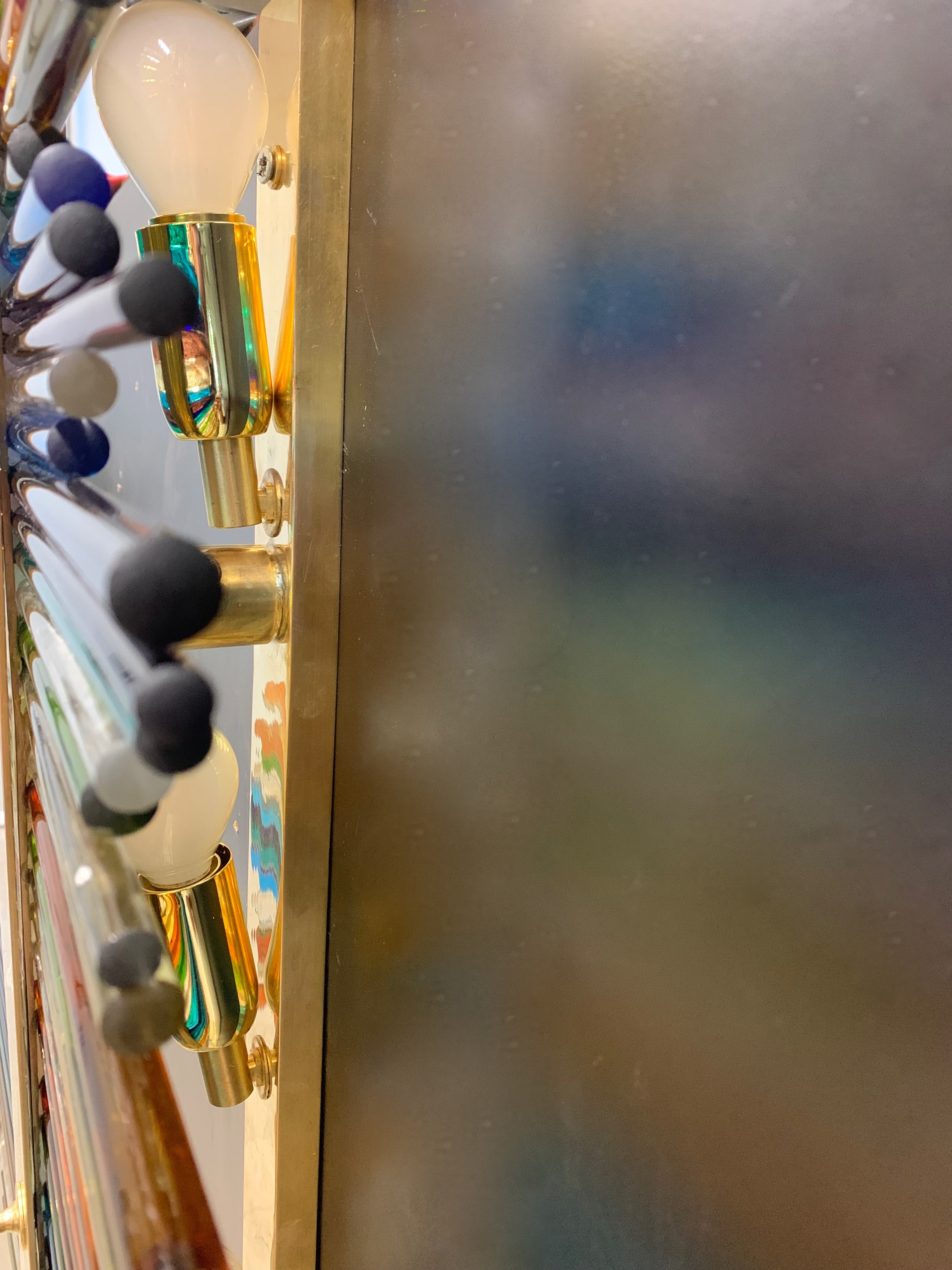 Set_of_2_Vibrazioni_Glass_Wall_Sculptures_by_Enrico_Neri,_Italian_Artistic_Wall_Lights