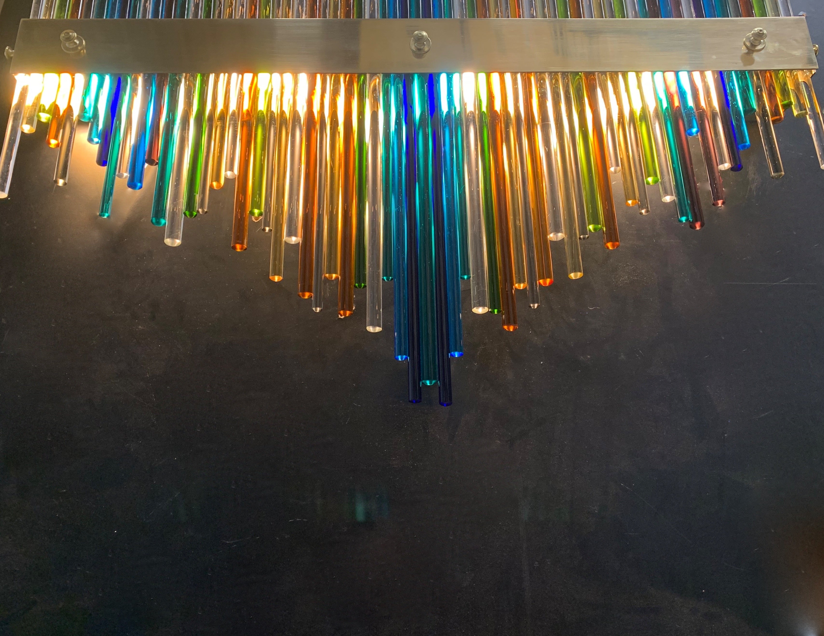 Set_of_2_Vibrazioni_Glass_Wall_Sculptures_by_Enrico_Neri,_Italian_Artistic_Wall_Lights