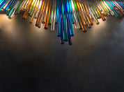 Set_of_2_Vibrazioni_Glass_Wall_Sculptures_by_Enrico_Neri,_Italian_Artistic_Wall_Lights