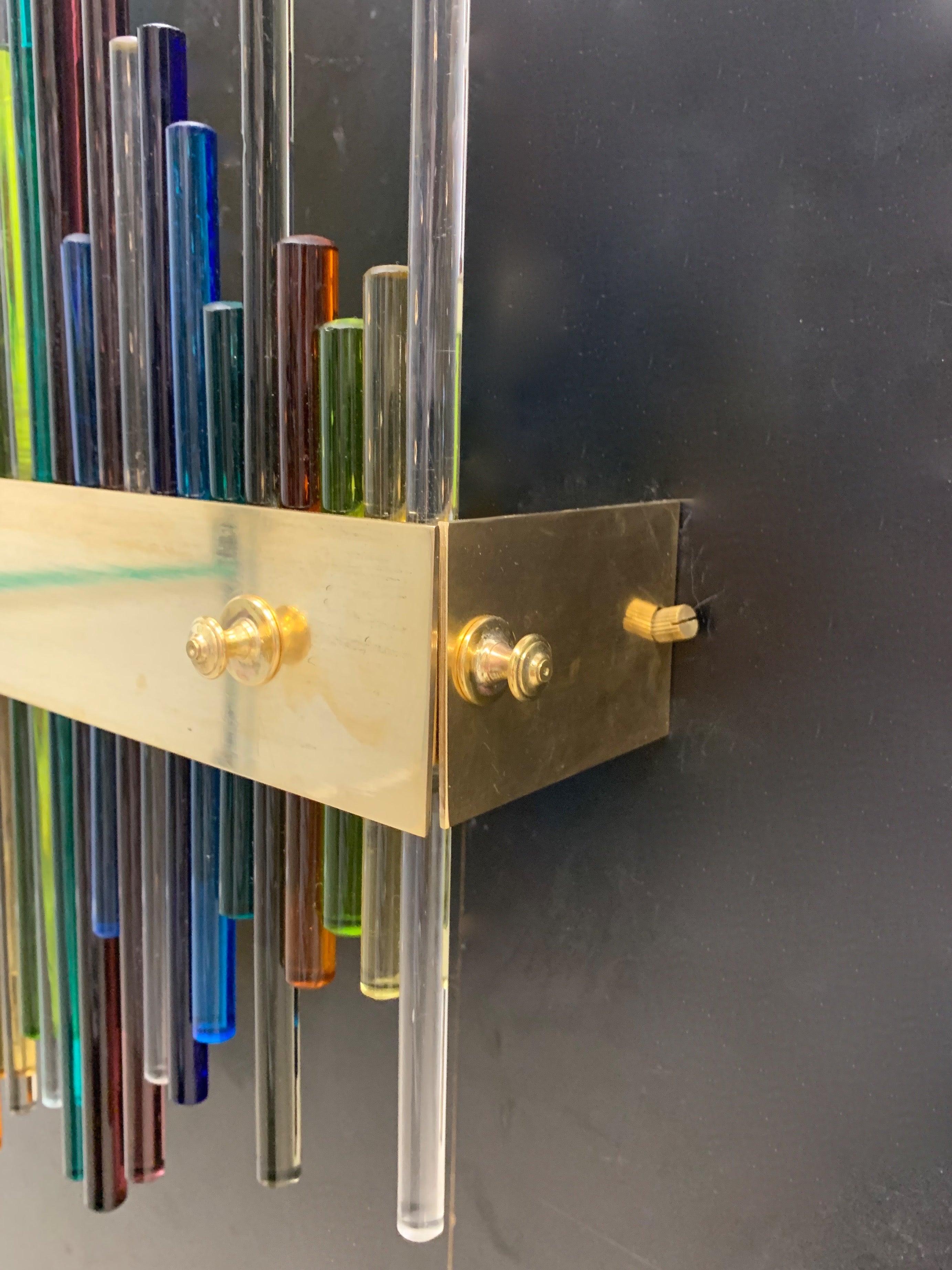 Set_of_2_Vibrazioni_Glass_Wall_Sculptures_by_Enrico_Neri,_Italian_Artistic_Wall_Lights