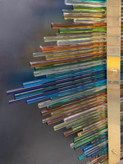 Set_of_2_Vibrazioni_Glass_Wall_Sculptures_by_Enrico_Neri,_Italian_Artistic_Wall_Lights