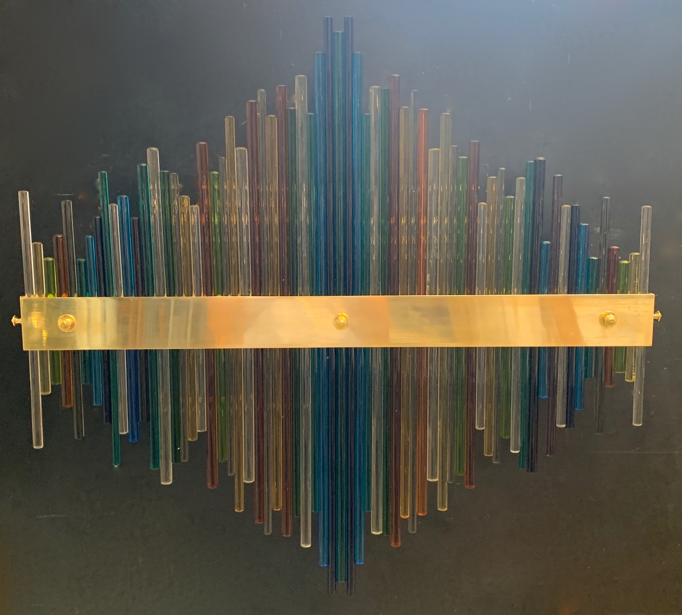 Set_of_2_Vibrazioni_Glass_Wall_Sculptures_by_Enrico_Neri,_Italian_Artistic_Wall_Lights