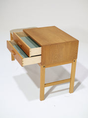 Entrance_bench_chest_of_drawers_Swedish_vintage_oak