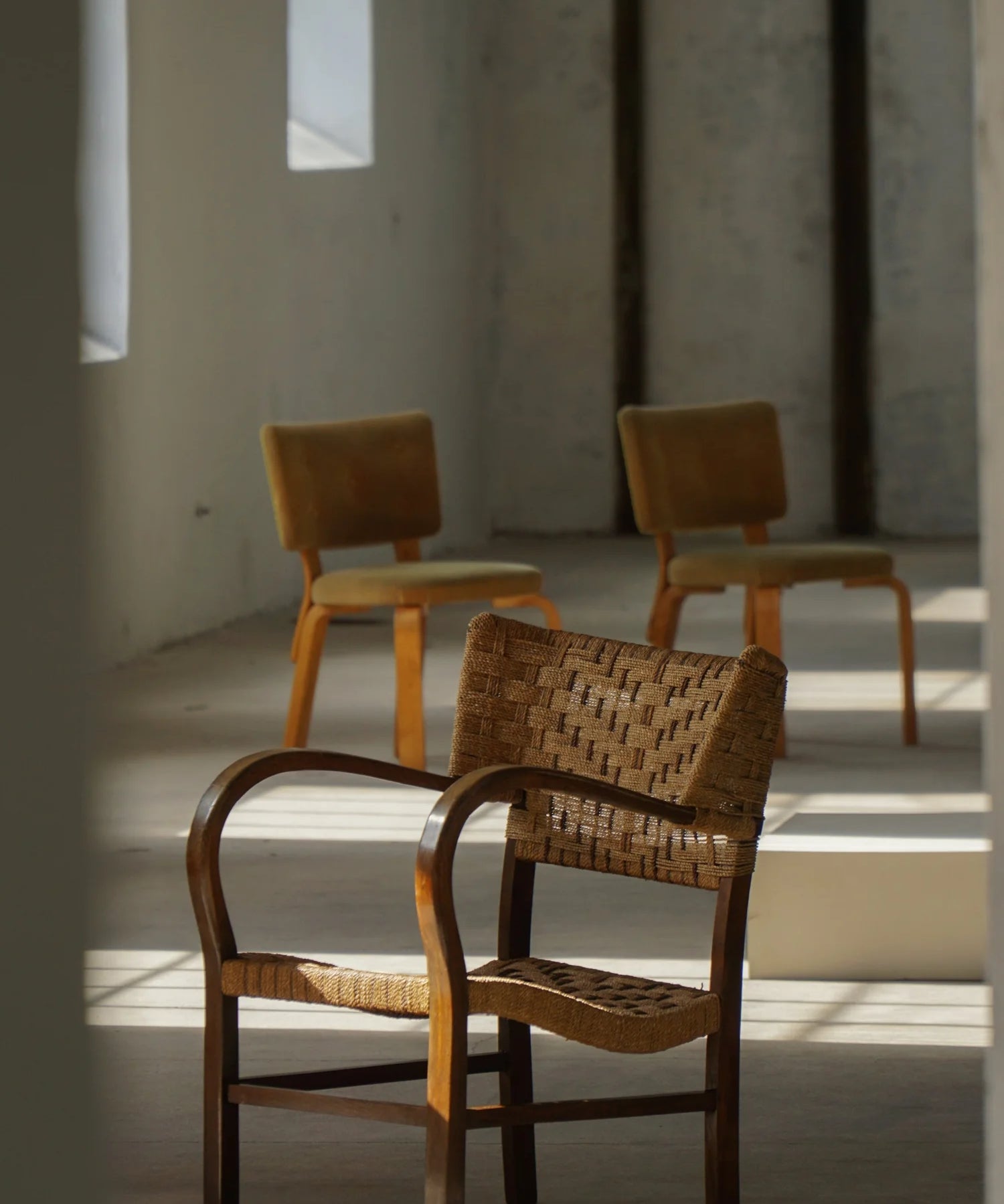 Erich_Dieckmann_Beech_and_Paper_Cord_Armchair,_German_Bauhaus,_1940s