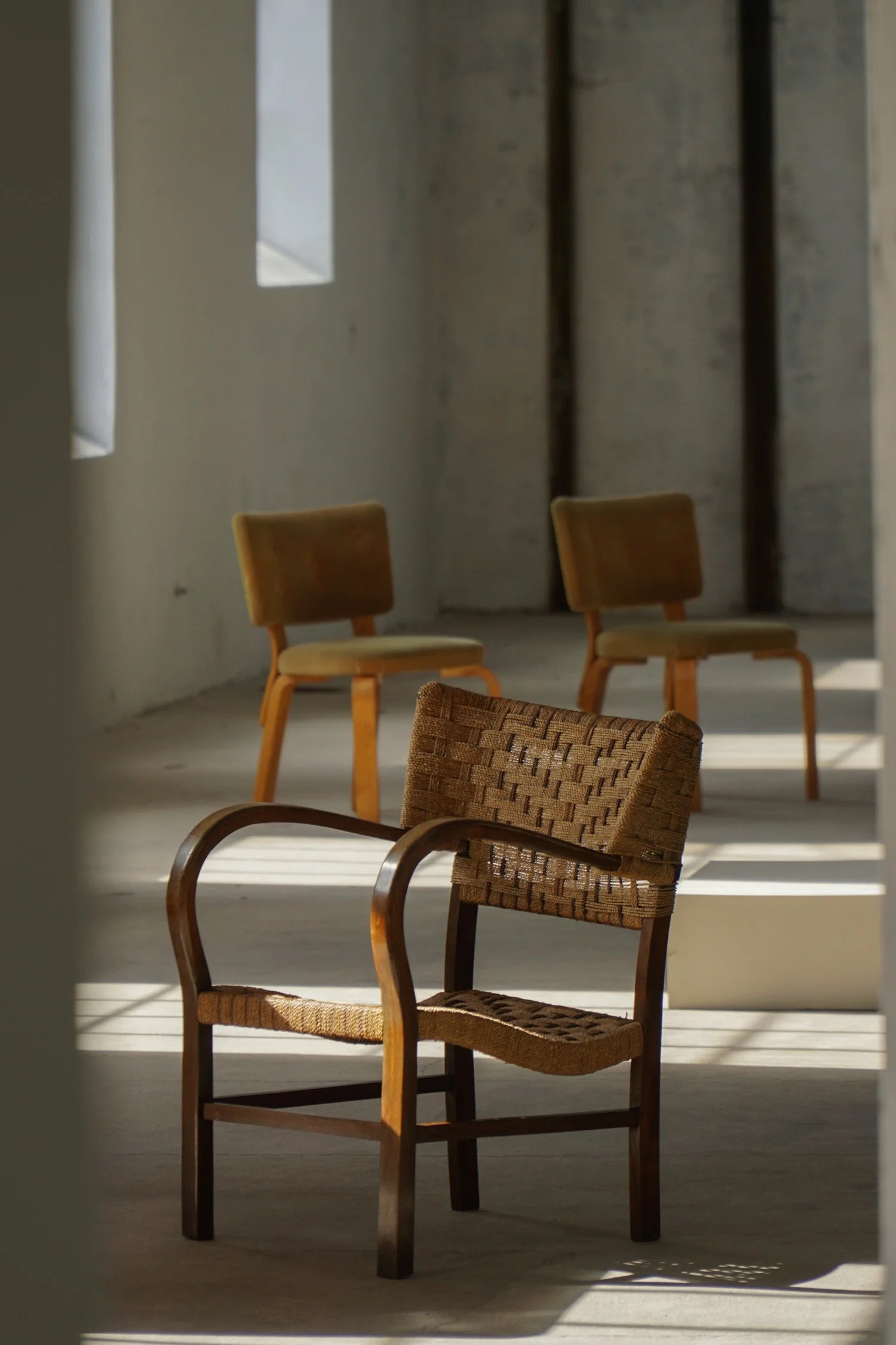 Erich_Dieckmann_Beech_and_Paper_Cord_Armchair,_German_Bauhaus,_1940s