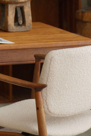Erik_Buch,_Armchair_in_Rosewood_&_Bouclé,_Captains_Chair,_Ørum_Møbelfabrik,_1960