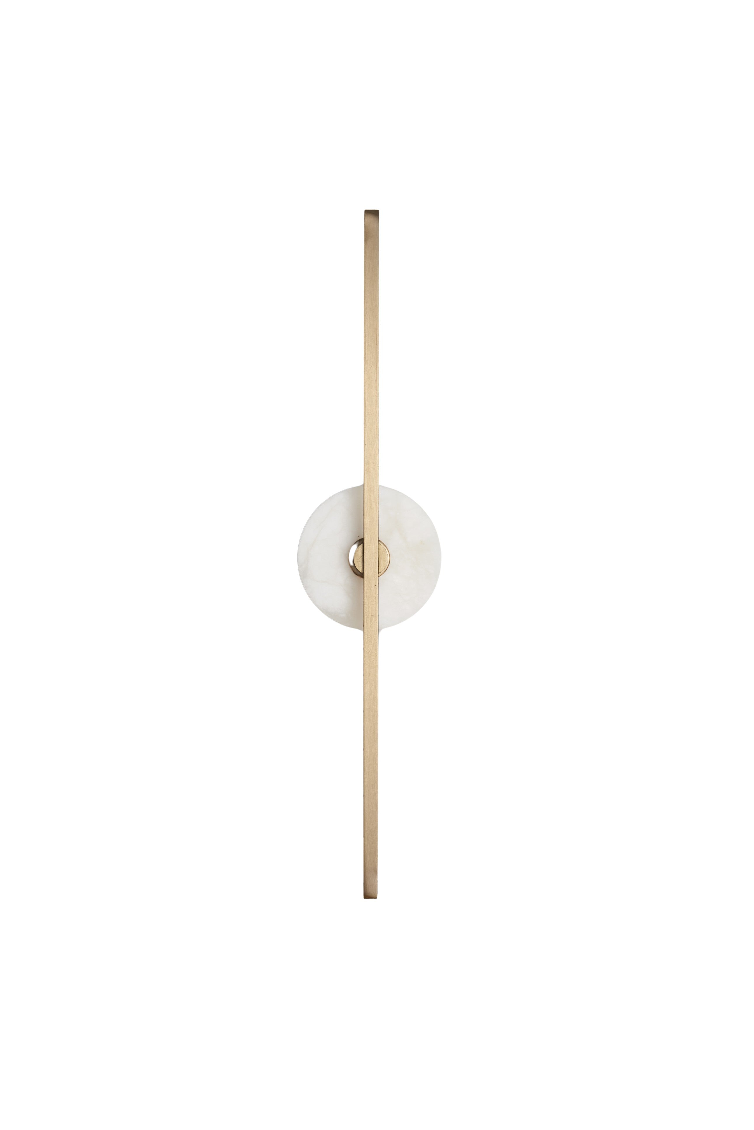 Essential_Stick_wall_sconce_in_Brass_and_Alabaster