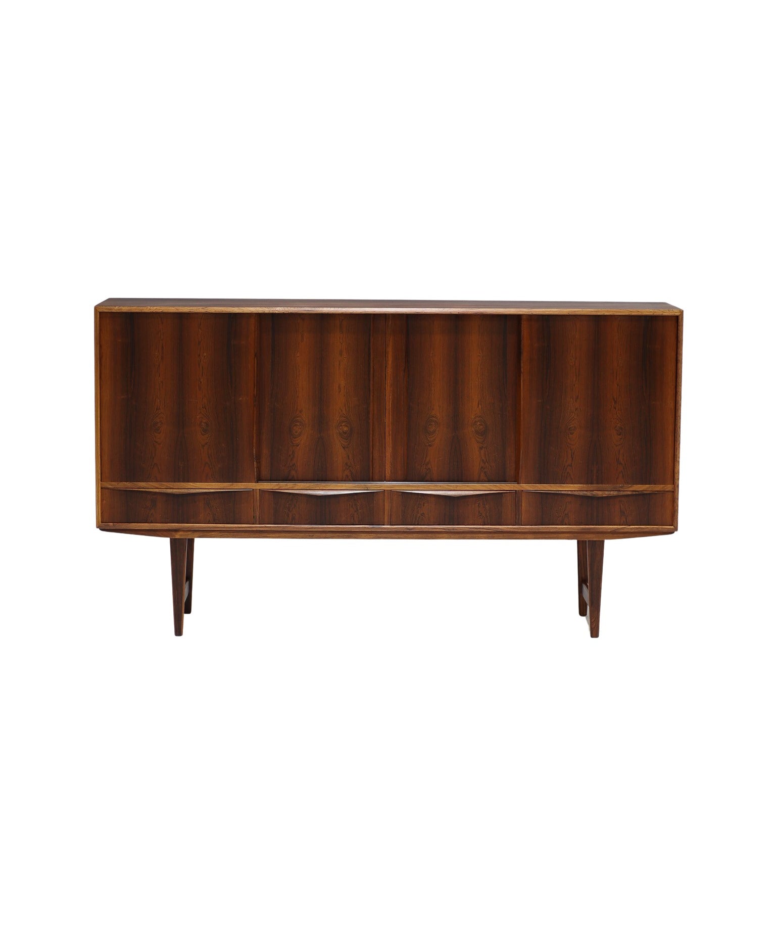 E.W._Bach_highboard_with_bar_in_rosewood,_Denmark_1960s