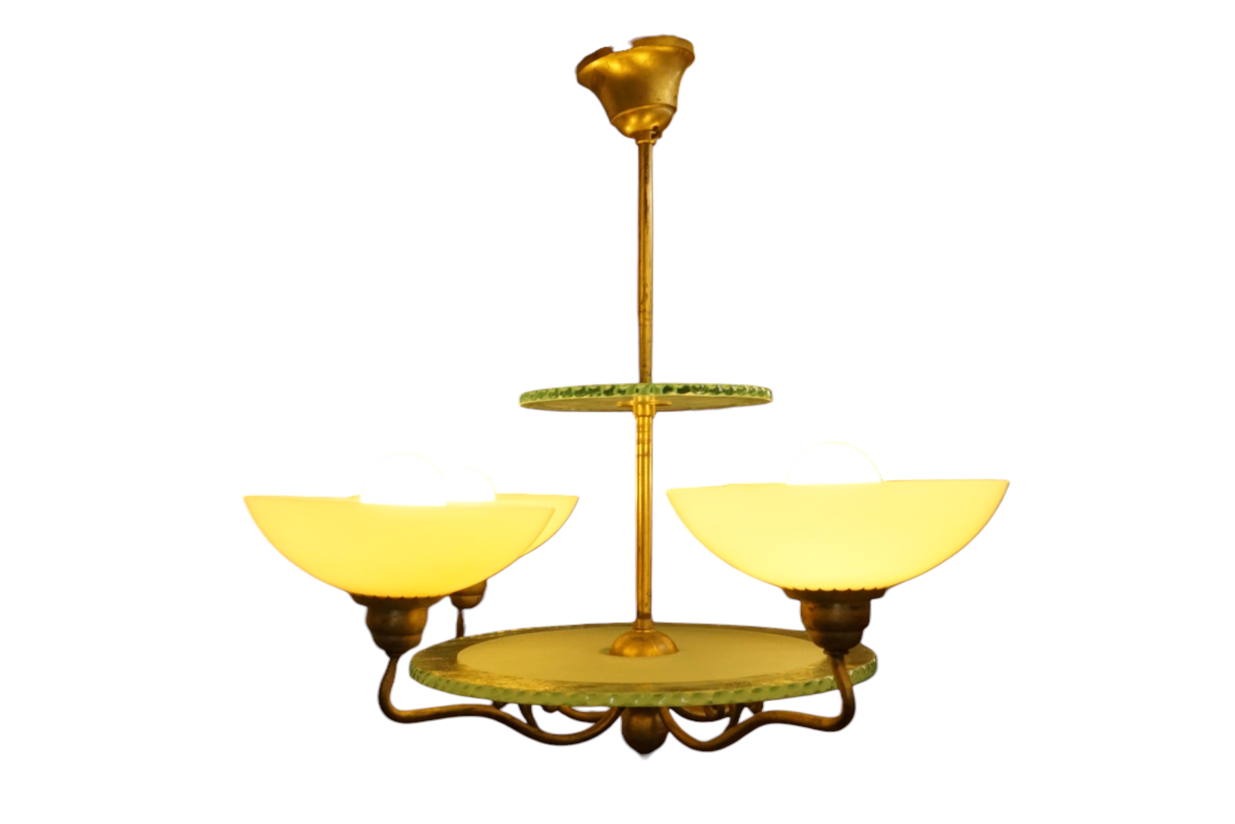 Exceptionell_Swedish_Grace__Art_Deco_Chandelier_designed_by_Harald_Notini_für_Böhlmarks_1920s