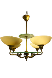 Exceptionell_Swedish_Grace__Art_Deco_Chandelier_designed_by_Harald_Notini_für_Böhlmarks_1920s