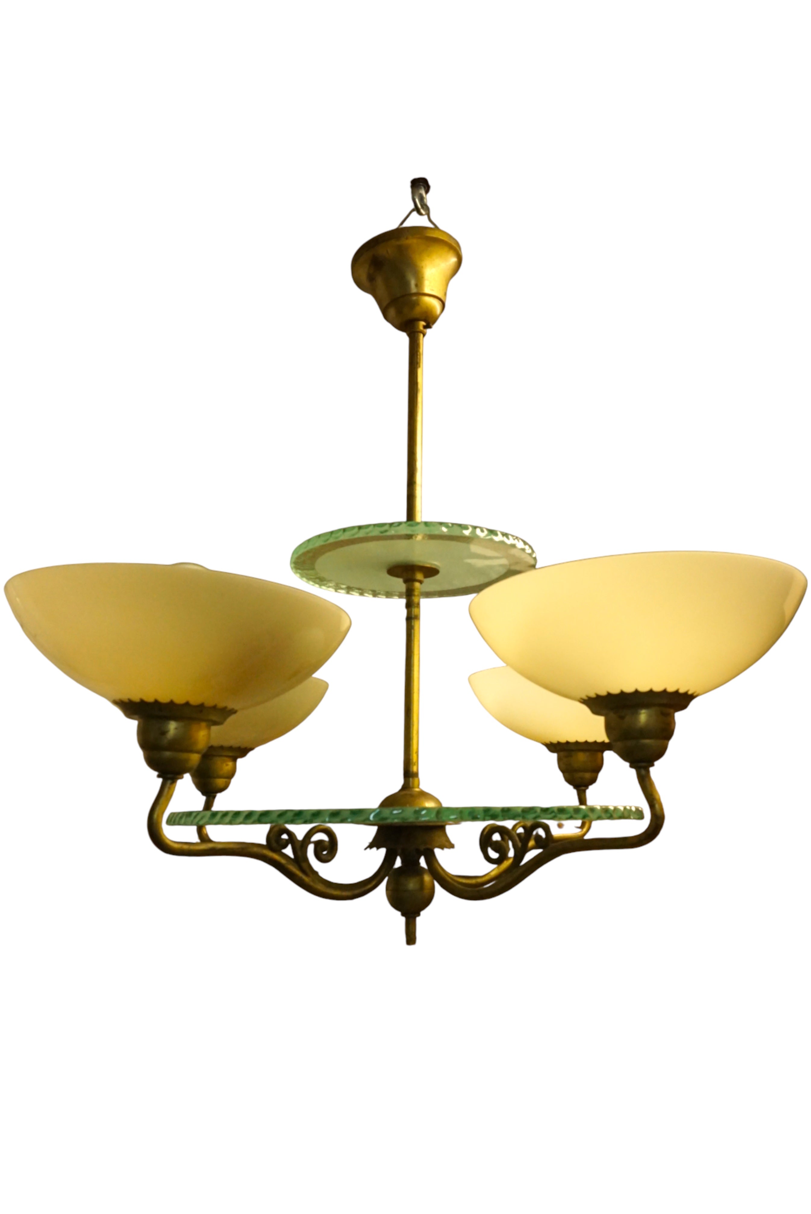 Exceptionell_Swedish_Grace__Art_Deco_Chandelier_designed_by_Harald_Notini_für_Böhlmarks_1920s