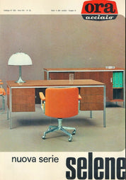 Selene_Executive_Desk_by_ORA_Acciaio,_Wood_Veneer_and_Metal,_Italy,_1970s