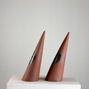 Set_of_2_Sculptural_Terracotta_Cones_with_Spherical_Detail_by_Scapin,_Italy