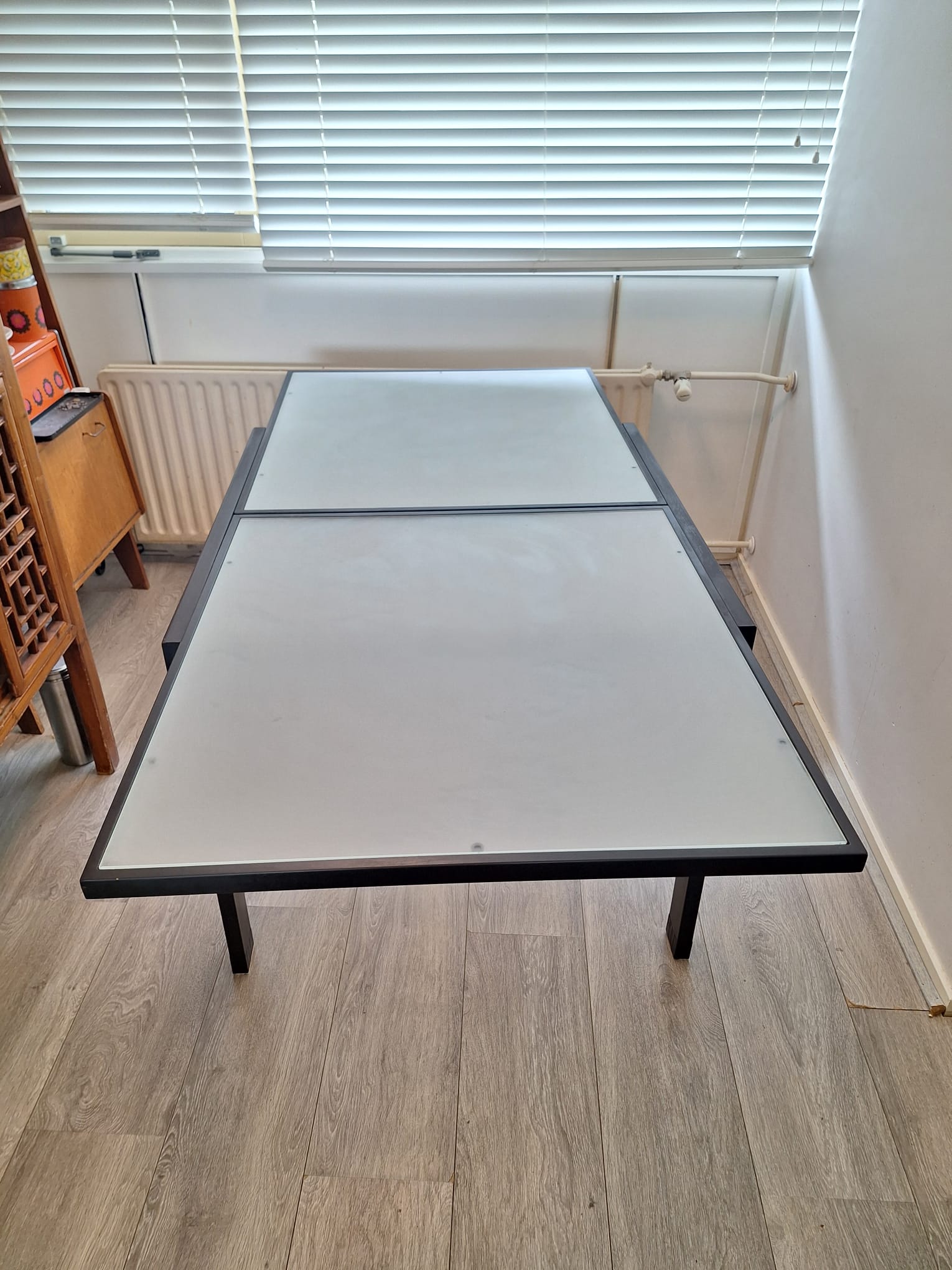 Custom_Italian_Extendable_Frosted_Glass_Dining_Table_with_Black_Metal_Frame