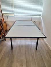 Custom_Italian_Extendable_Frosted_Glass_Dining_Table_with_Black_Metal_Frame
