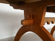 Extendable_Table,_Henning_Kjærnulf,_Solid_Oak,_1960s,_Denmark