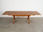 Extendable_Table,_Henning_Kjærnulf,_Solid_Oak,_1960s,_Denmark