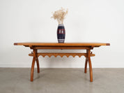 Extendable_Table,_Henning_Kjærnulf,_Solid_Oak,_1960s,_Denmark