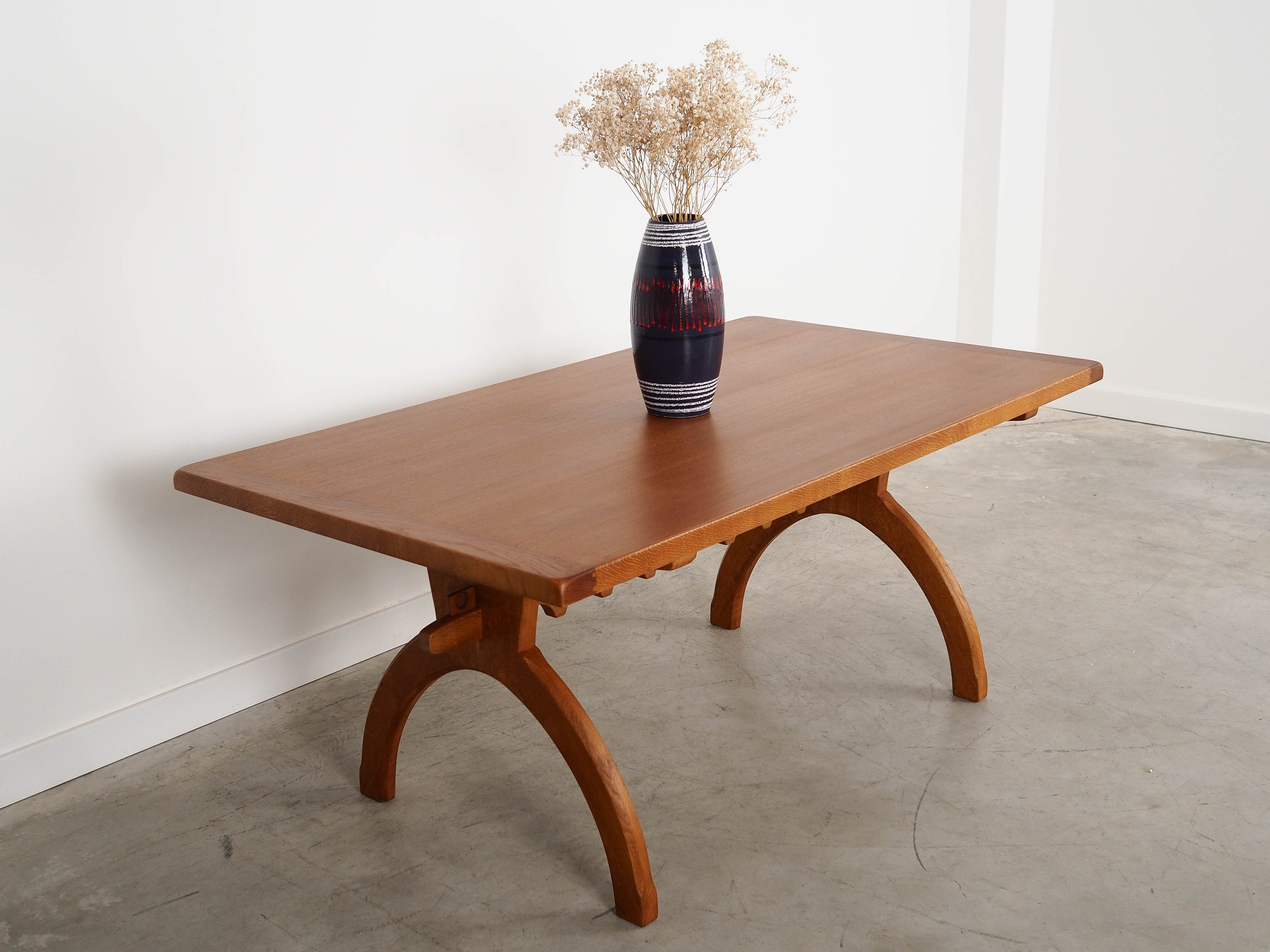 Extendable_Table,_Henning_Kjærnulf,_Solid_Oak,_1960s,_Denmark