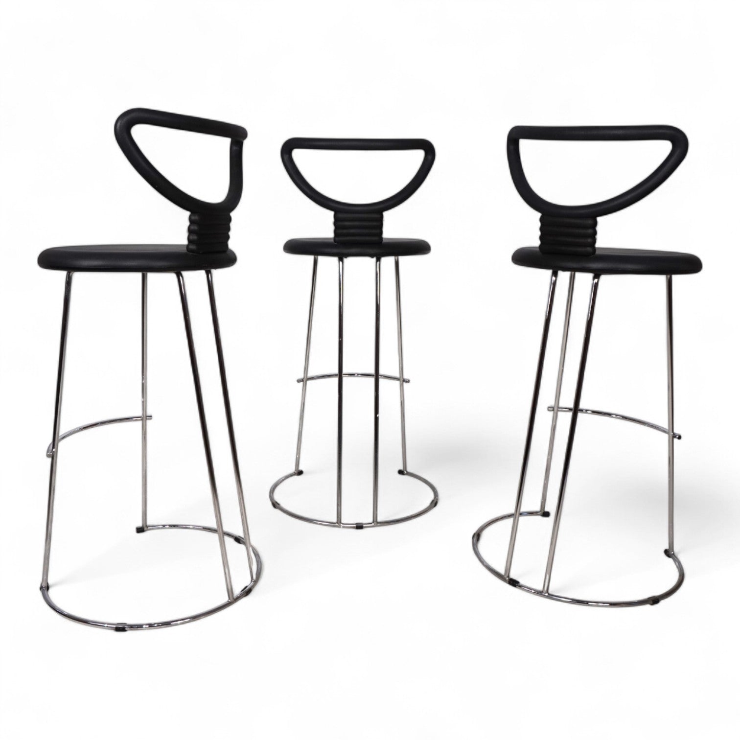 Set_of_3_postmodern_bar_stools_by_Nobu_Tanigawa,_1990