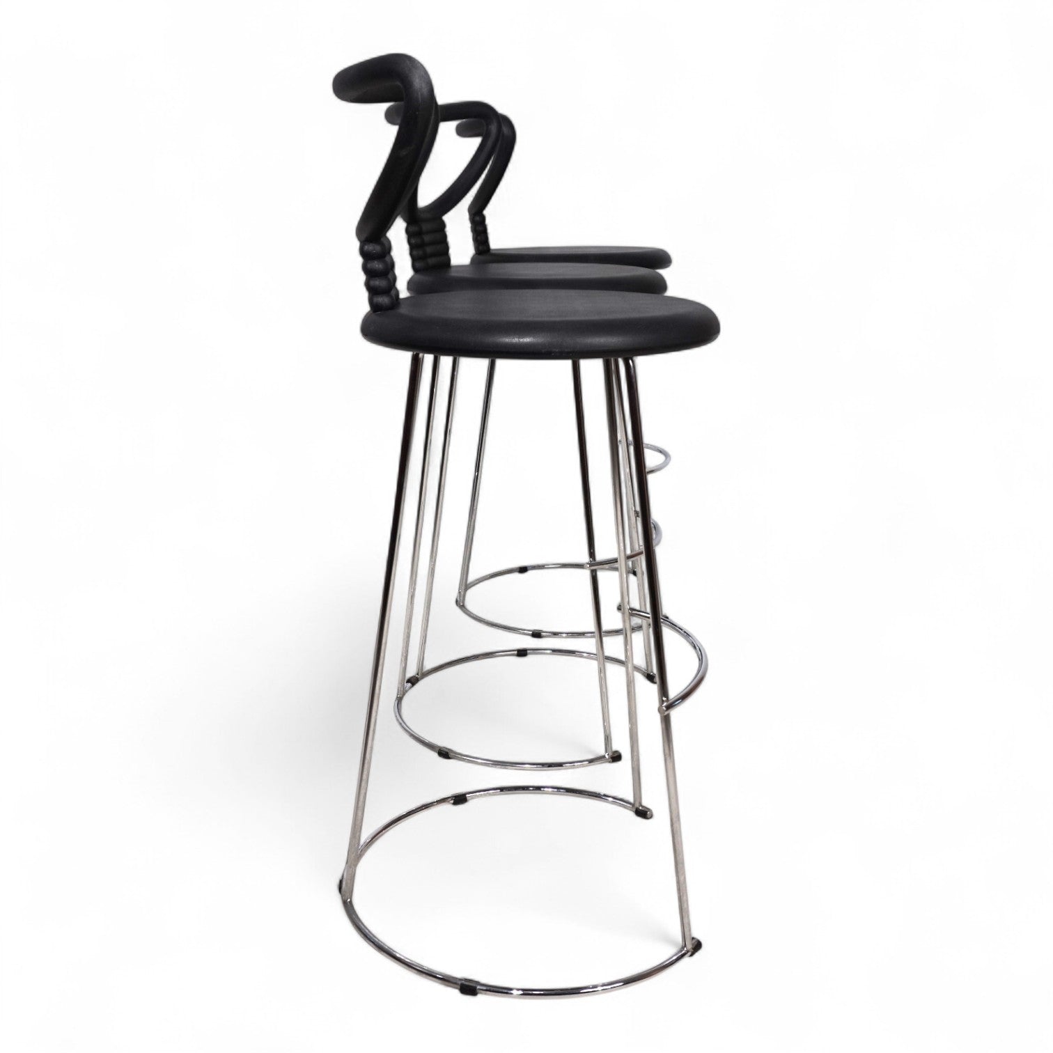 Set_of_3_postmodern_bar_stools_by_Nobu_Tanigawa,_1990