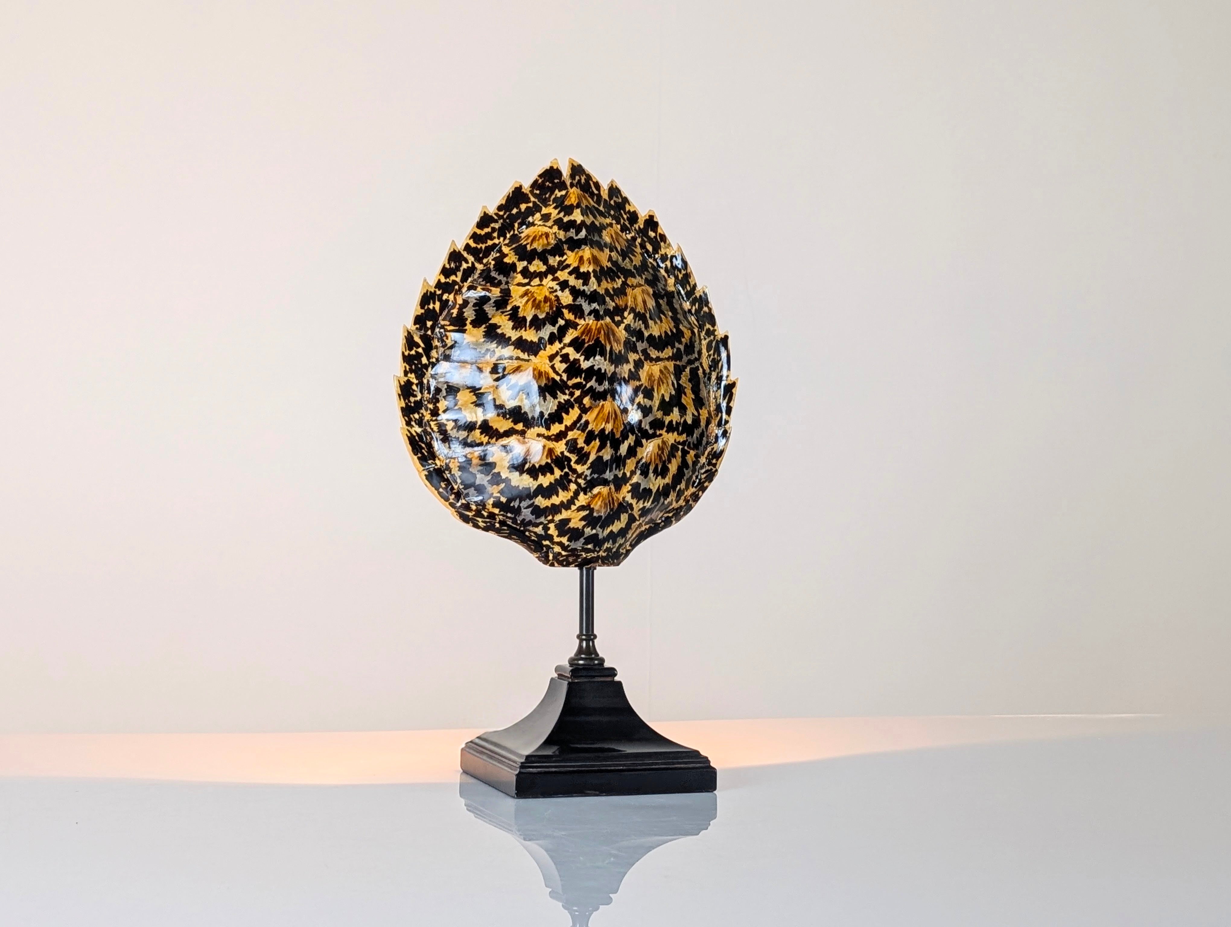 French_Tortoiseshell-Effect_Resin_Table_Lamp_in_the_Style_of_Maison_Jansen,_1970s