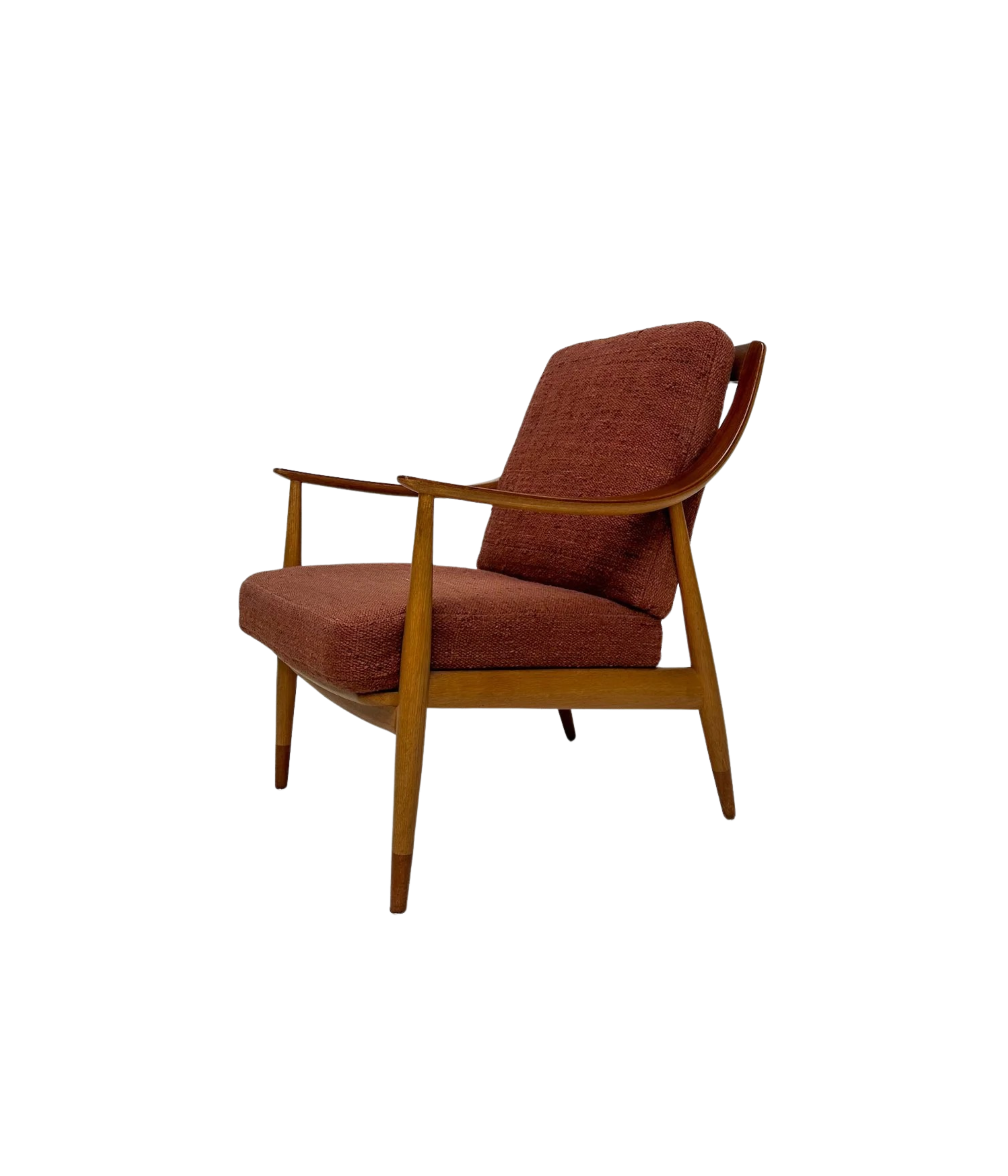 FD_145_Lounge_Armchair_by_Peter_Hvidt_&_Orla_Mølgaard-Nielsen_for_France_&_Daverkosen,_Oak_and_Teak,_Denmark,_1950s